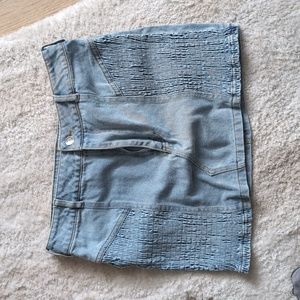 Jean skirt fashion nova